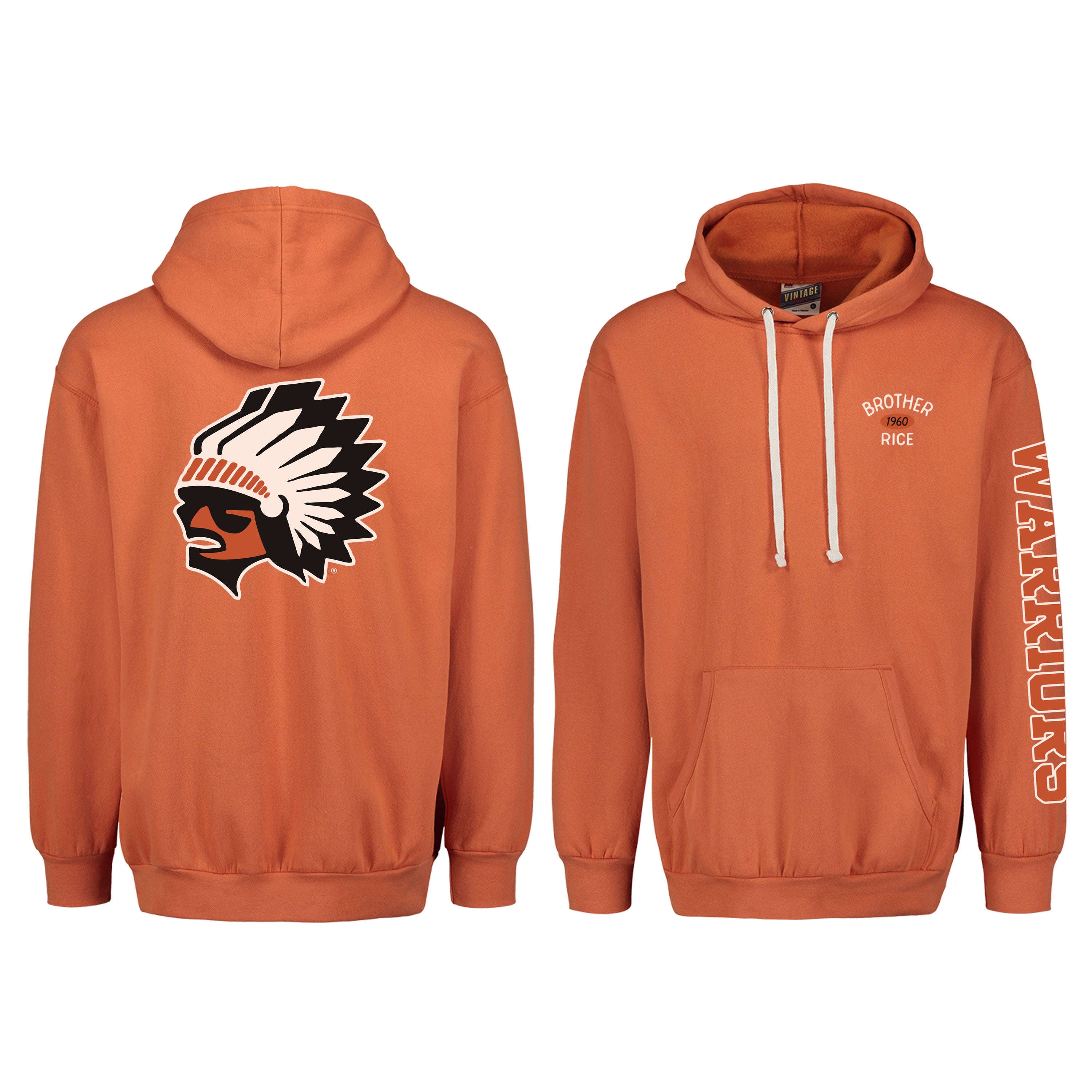 MVS Flocked Warrior Hoodie