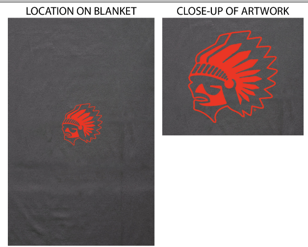 Pro Weave Sweatshirt Blanket Brother Rice Bookstore