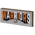 Rustic Warriors Block Sign